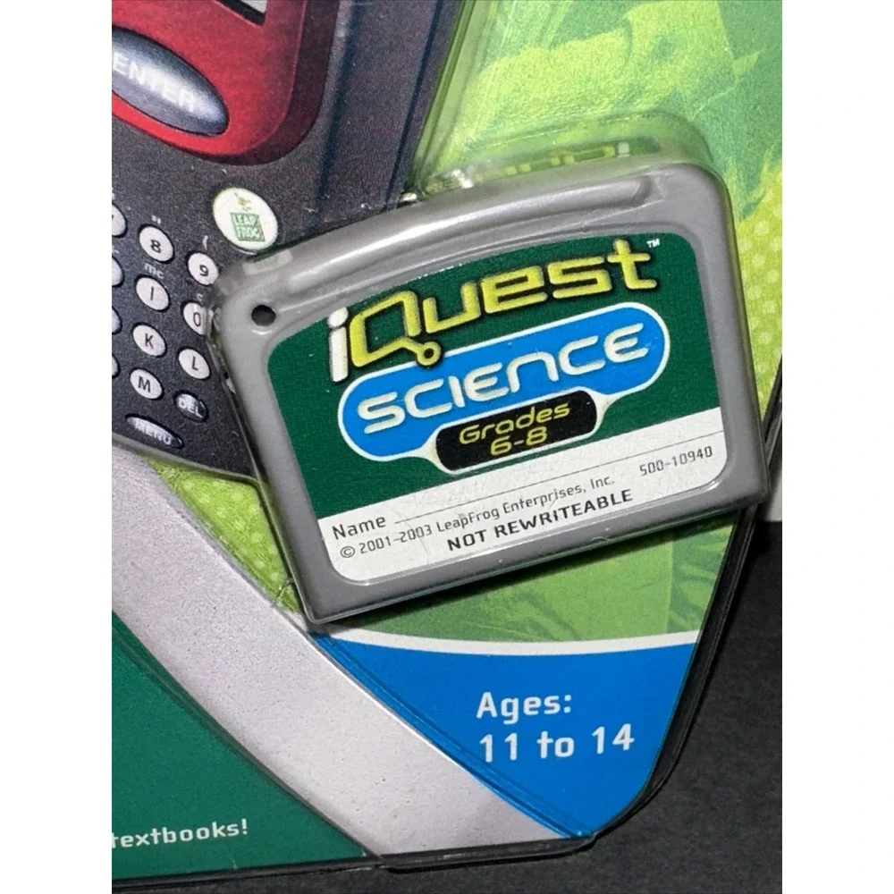 QUANTUM LEAP iQuest Cartridges Grades 6-8 Science (NEW‎ SEALED) A50
